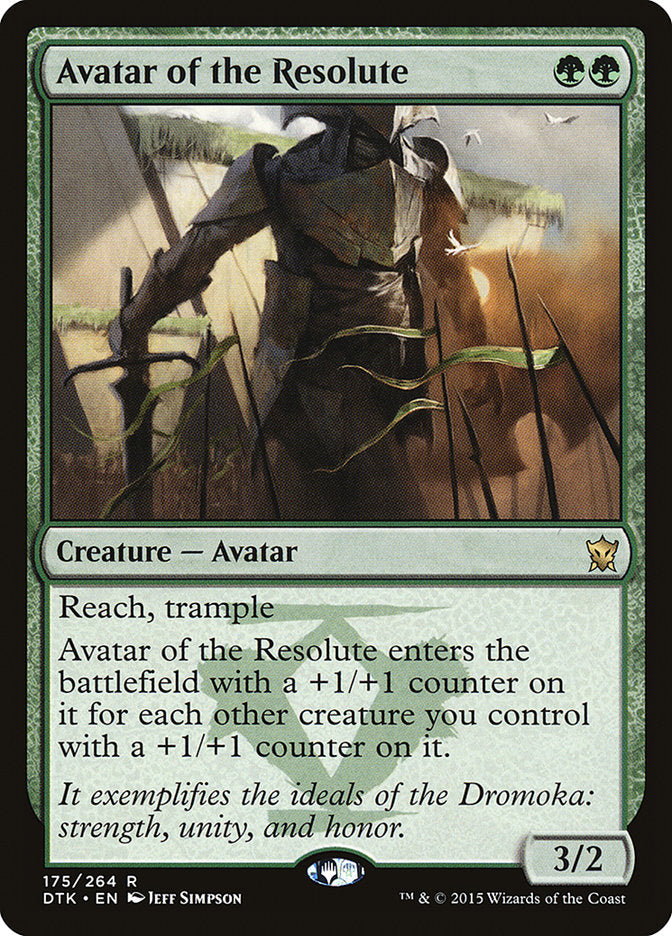 Avatar of the Resolute [Dragons of Tarkir] - Magic: The Gathering - Card Brawlers | Quebec | Canada |