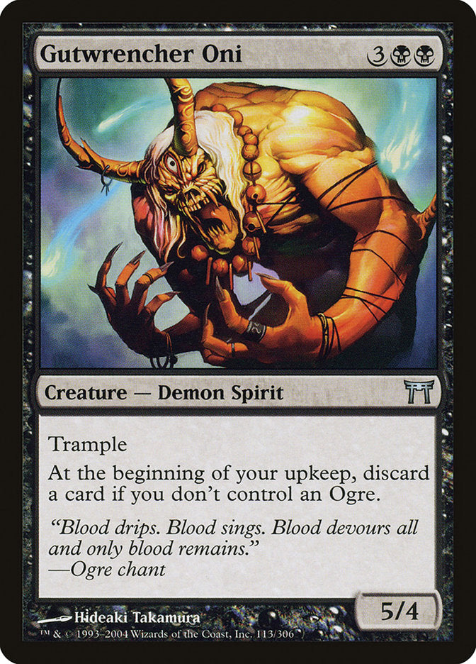 Gutwrencher Oni [Champions of Kamigawa] - Magic: The Gathering - Card Brawlers | Quebec | Canada |