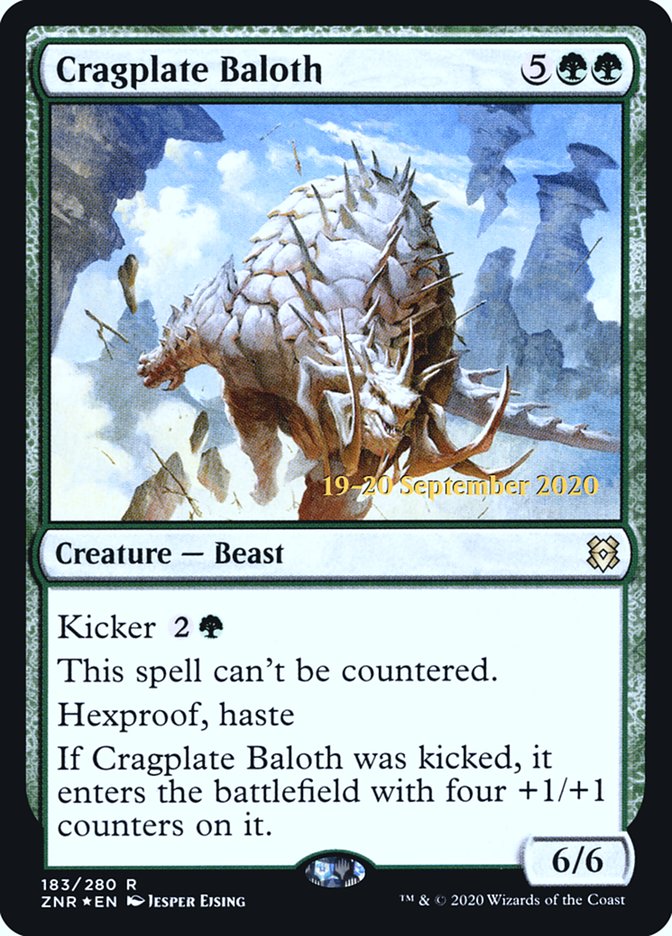 Cragplate Baloth [Zendikar Rising Prerelease Promos] - Magic: The Gathering - Card Brawlers | Quebec | Canada |