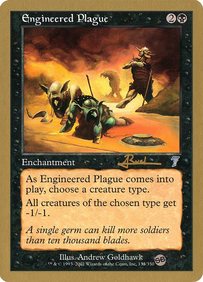 Engineered Plague (Antoine Ruel) (SB) [World Championship Decks 2001] - Magic: The Gathering - Card Brawlers | Quebec | Canada |