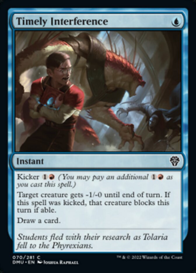 Timely Interference [Dominaria United] - Magic: The Gathering - Card Brawlers | Quebec | Canada |