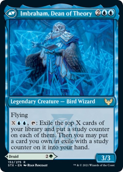Kianne, Dean of Substance // Imbraham, Dean of Theory [Strixhaven: School of Mages Prerelease Promos] - Magic: The Gathering - Card Brawlers | Quebec | Canada |