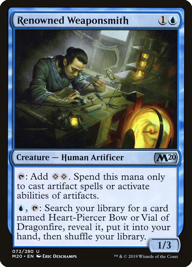 Renowned Weaponsmith [Core Set 2020] - Magic: The Gathering - Card Brawlers | Quebec | Canada |