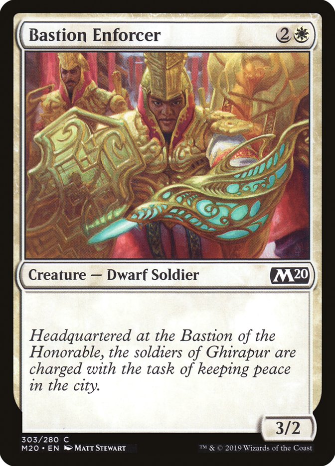 Bastion Enforcer [Core Set 2020] - Magic: The Gathering - Card Brawlers | Quebec | Canada |