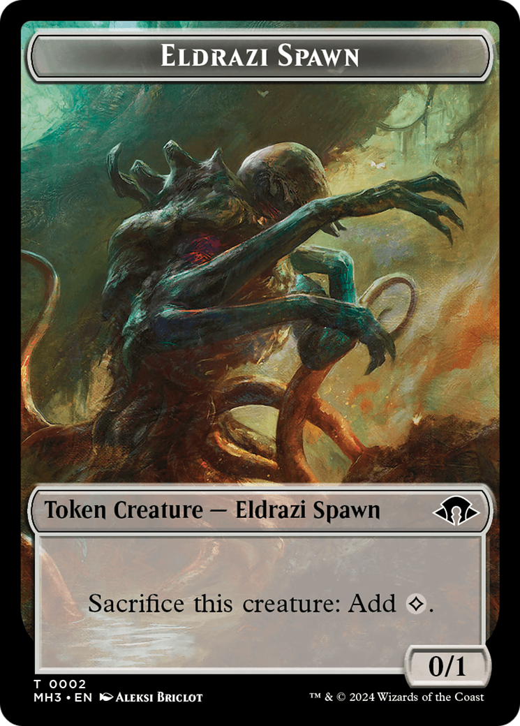 Eldrazi Spawn // Spirit (0028) Double-Sided Token [Modern Horizons 3 Tokens] - Magic: The Gathering - Card Brawlers | Quebec | Canada |