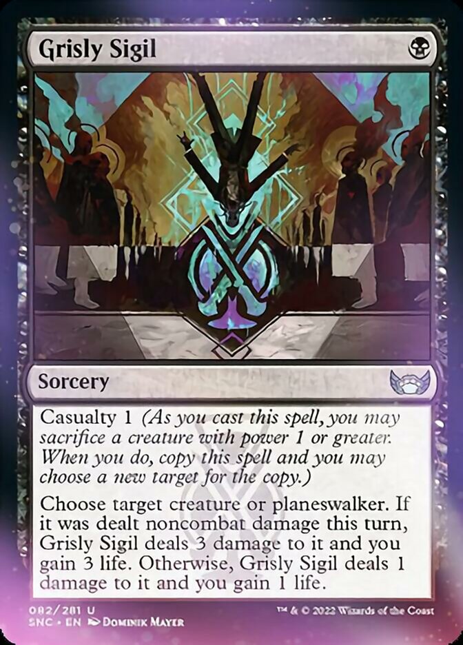 Grisly Sigil [Streets of New Capenna] - Magic: The Gathering - Card Brawlers | Quebec | Canada |