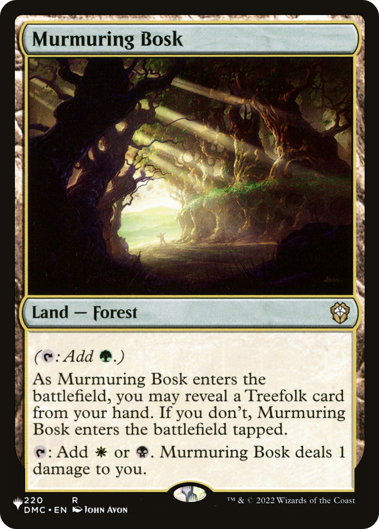 Murmuring Bosk (DMC) [The List] - Magic: The Gathering - Card Brawlers | Quebec | Canada |