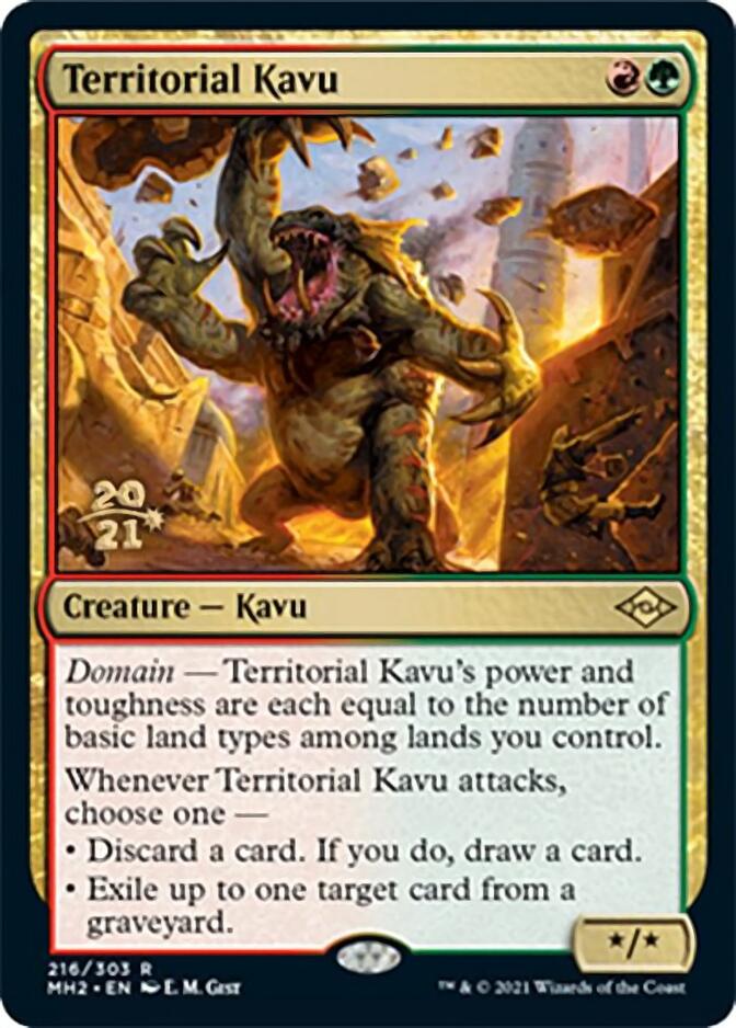 Territorial Kavu [Modern Horizons 2 Prerelease Promos] - Magic: The Gathering - Card Brawlers | Quebec | Canada |