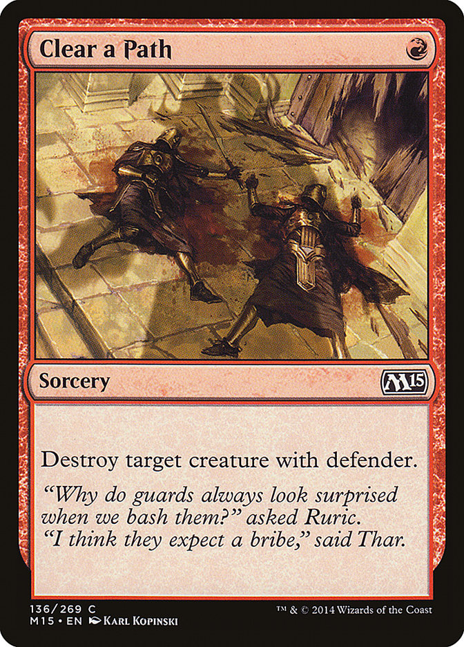 Clear a Path [Magic 2015] - Magic: The Gathering - Card Brawlers | Quebec | Canada |