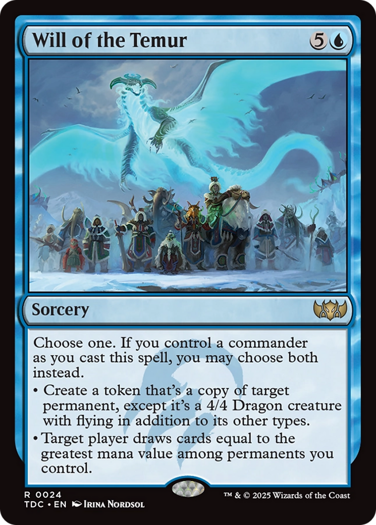 Will of the Temur [Tarkir: Dragonstorm Commander] - Magic: The Gathering - Card Brawlers | Quebec | Canada |