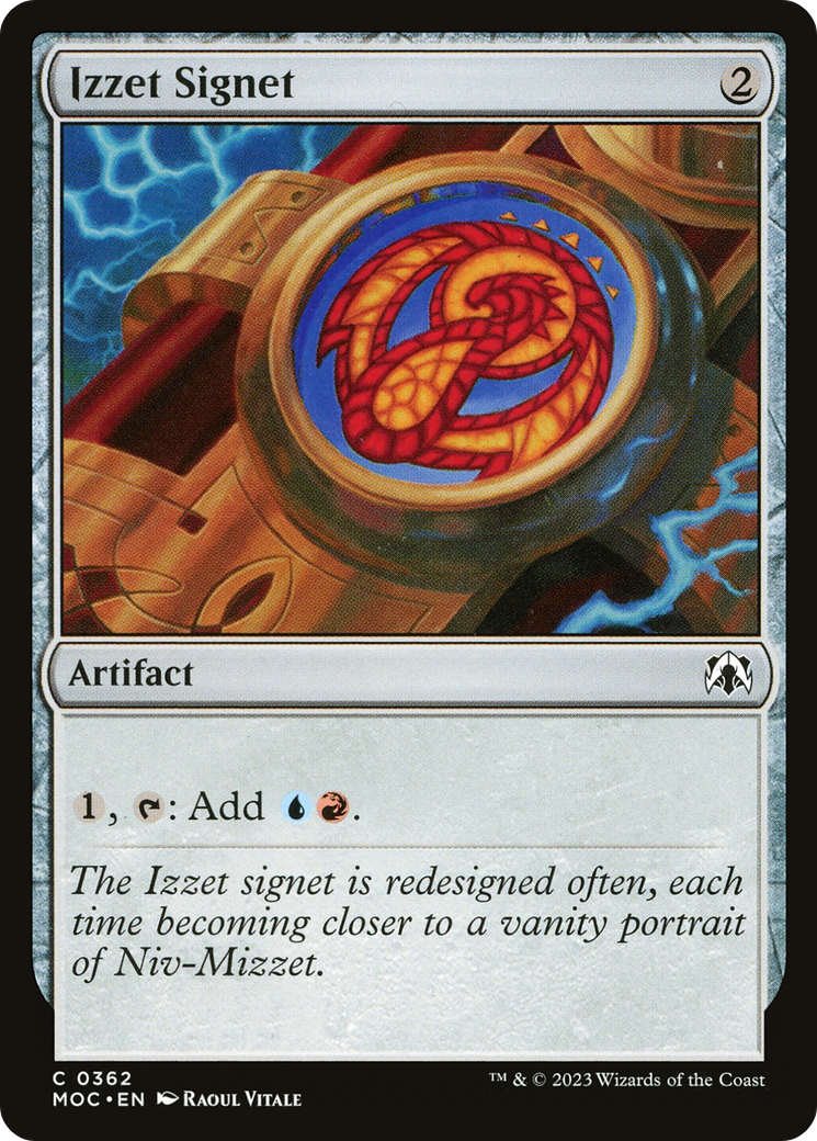 Izzet Signet [March of the Machine Commander] - Magic: The Gathering - Card Brawlers | Quebec | Canada |