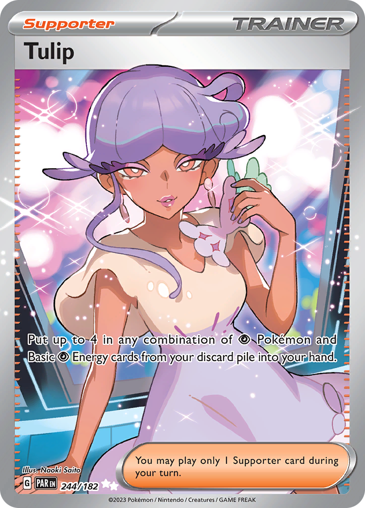 Tulip (244/182) [Scarlet & Violet: Paradox Rift] - Pokémon - Card Brawlers | Quebec | Canada |