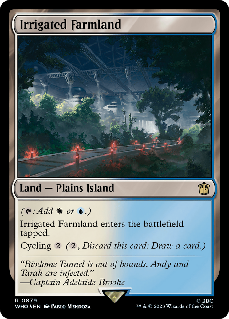 Irrigated Farmland (Surge Foil) [Doctor Who] - Magic: The Gathering - Card Brawlers | Quebec | Canada |