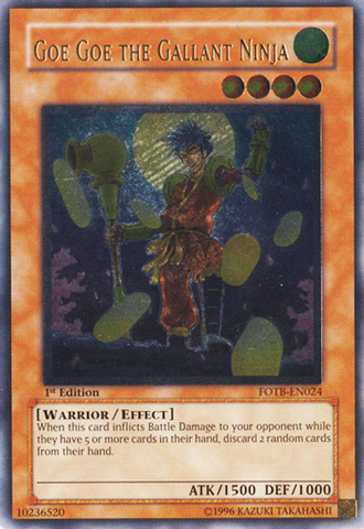 Goe Goe the Gallant Ninja [FOTB-EN024] Ultimate Rare - Yu-Gi-Oh! - Card Brawlers | Quebec | Canada |