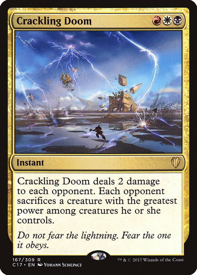 Crackling Doom [Commander 2017] - Magic: The Gathering - Card Brawlers | Quebec | Canada |