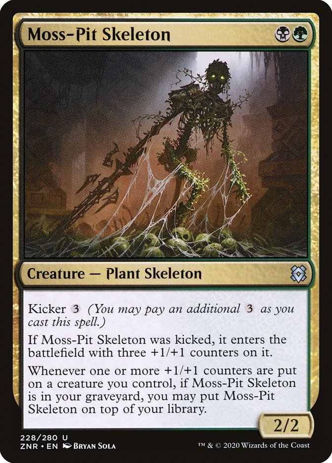 Moss-Pit Skeleton [Zendikar Rising] - Magic: The Gathering - Card Brawlers | Quebec | Canada |