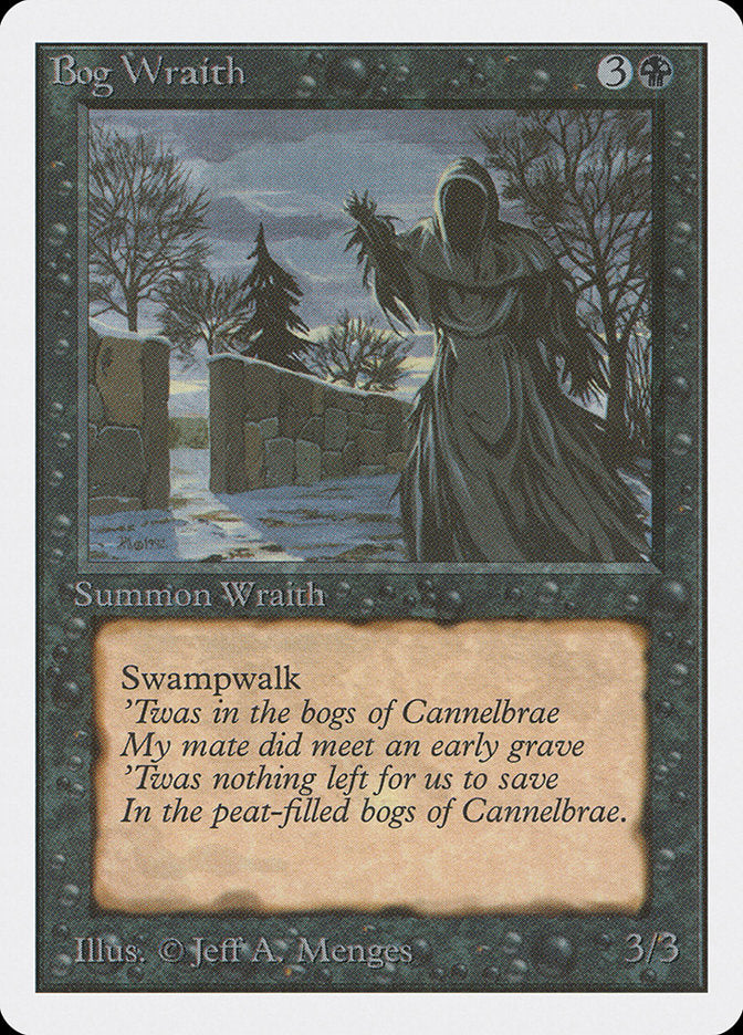 Bog Wraith [Unlimited Edition] - Magic: The Gathering - Card Brawlers | Quebec | Canada |