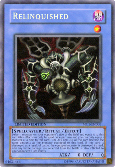 Relinquished [MC1-EN003] Secret Rare - Yu-Gi-Oh! - Card Brawlers | Quebec | Canada |
