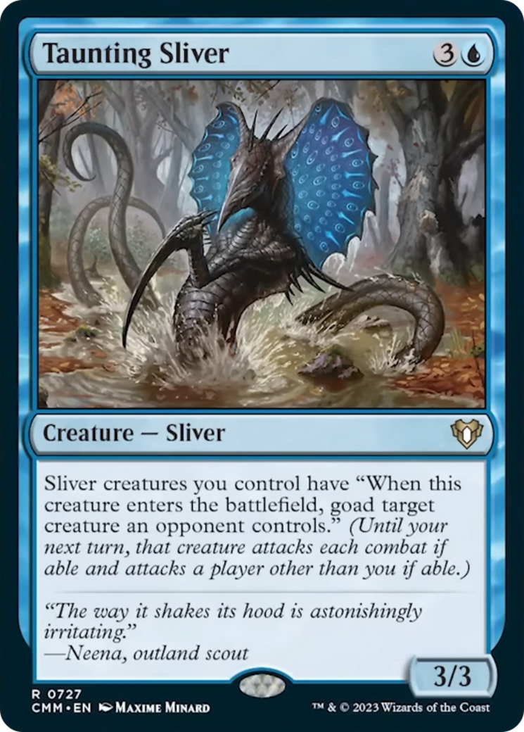 Taunting Sliver [Commander Masters] - Magic: The Gathering - Card Brawlers | Quebec | Canada |