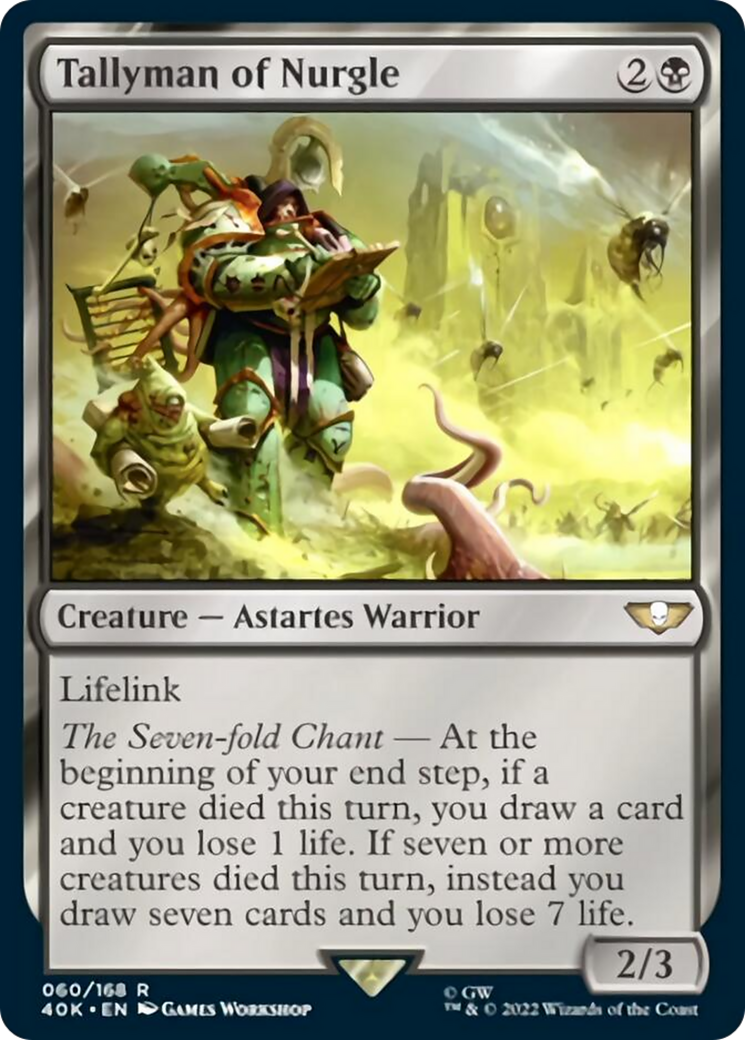 Tallyman of Nurgle (Surge Foil) [Warhammer 40,000] - Magic: The Gathering - Card Brawlers | Quebec | Canada |
