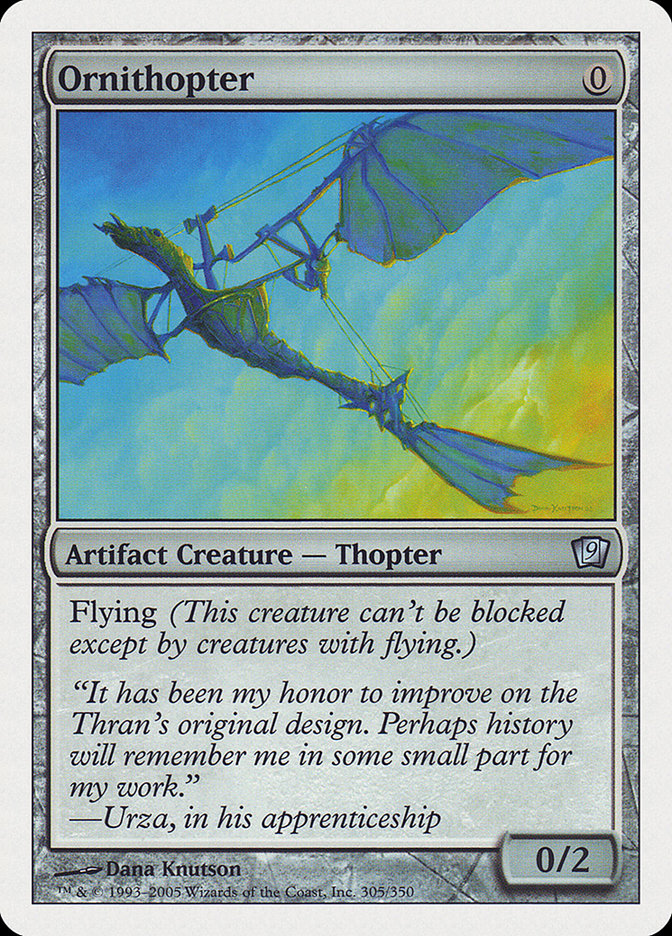 Ornithopter [Ninth Edition] - Magic: The Gathering - Card Brawlers | Quebec | Canada |