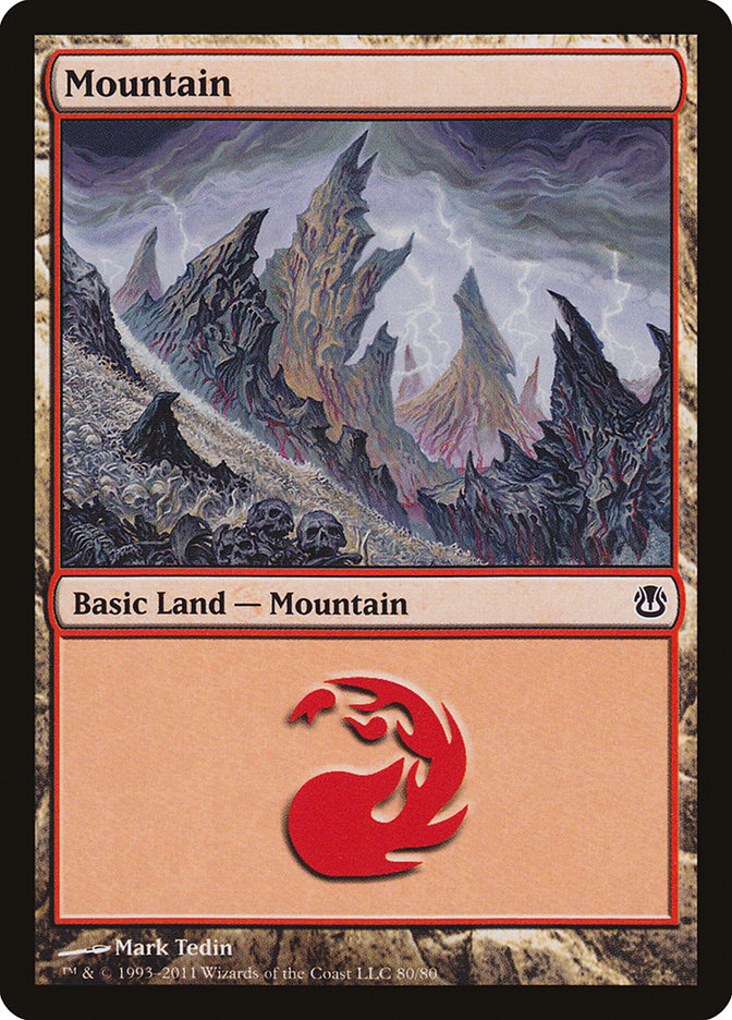 Mountain (80) [Duel Decks: Ajani vs. Nicol Bolas] - Magic: The Gathering - Card Brawlers | Quebec | Canada |