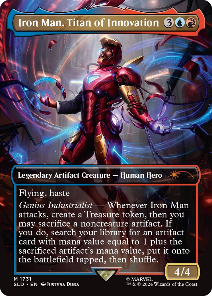 Iron Man, Titan of Innovation (Rainbow Foil) [Secret Lair Drop Series] - Magic: The Gathering - Card Brawlers | Quebec | Canada |