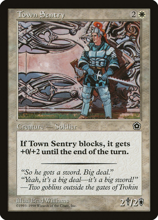 Town Sentry [Portal Second Age] - Magic: The Gathering - Card Brawlers | Quebec | Canada |