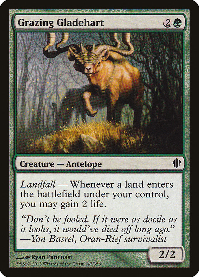 Grazing Gladehart [Commander 2013] - Magic: The Gathering - Card Brawlers | Quebec | Canada |