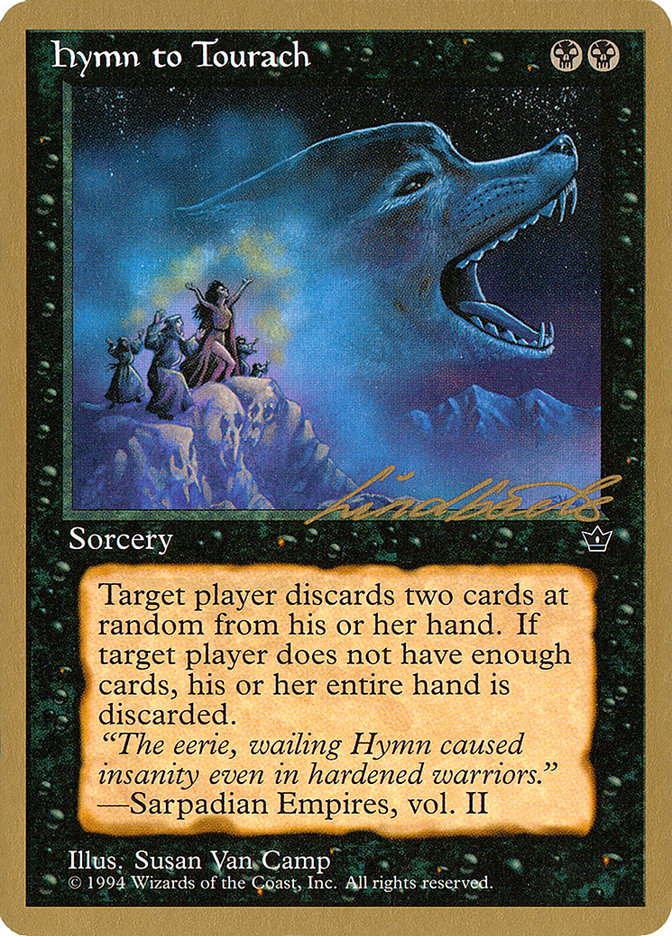Hymn to Tourach (Wolf) (Leon Lindback) [Pro Tour Collector Set] - Magic: The Gathering - Card Brawlers | Quebec | Canada |
