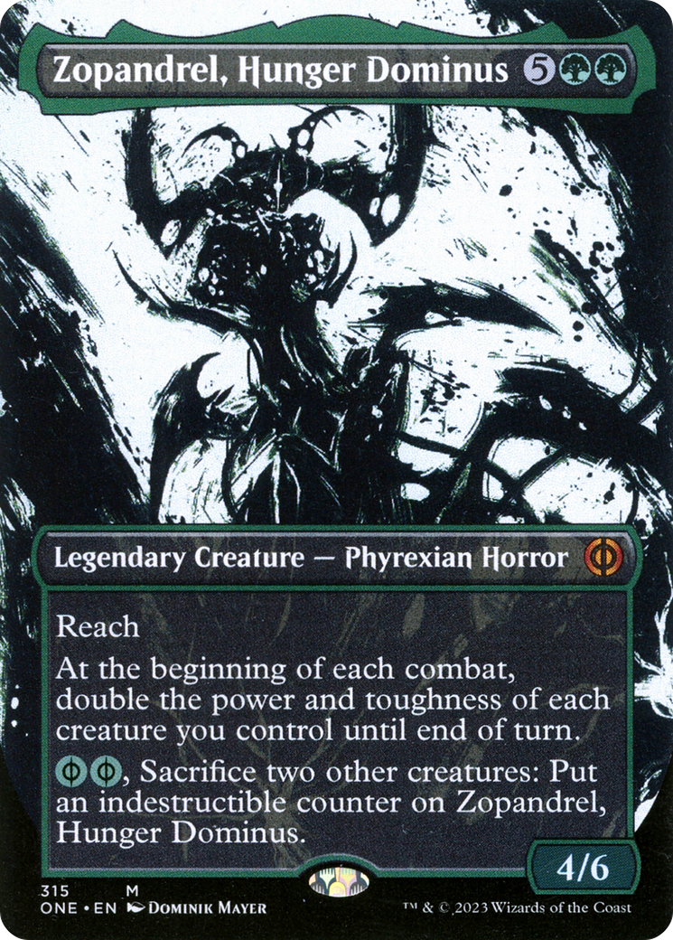 Zopandrel, Hunger Dominus (Borderless Ichor) [Phyrexia: All Will Be One] - Magic: The Gathering - Card Brawlers | Quebec | Canada |