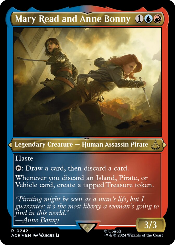 Mary Read and Anne Bonny (Foil Etched) [Assassin's Creed] - Magic: The Gathering - Card Brawlers | Quebec | Canada |