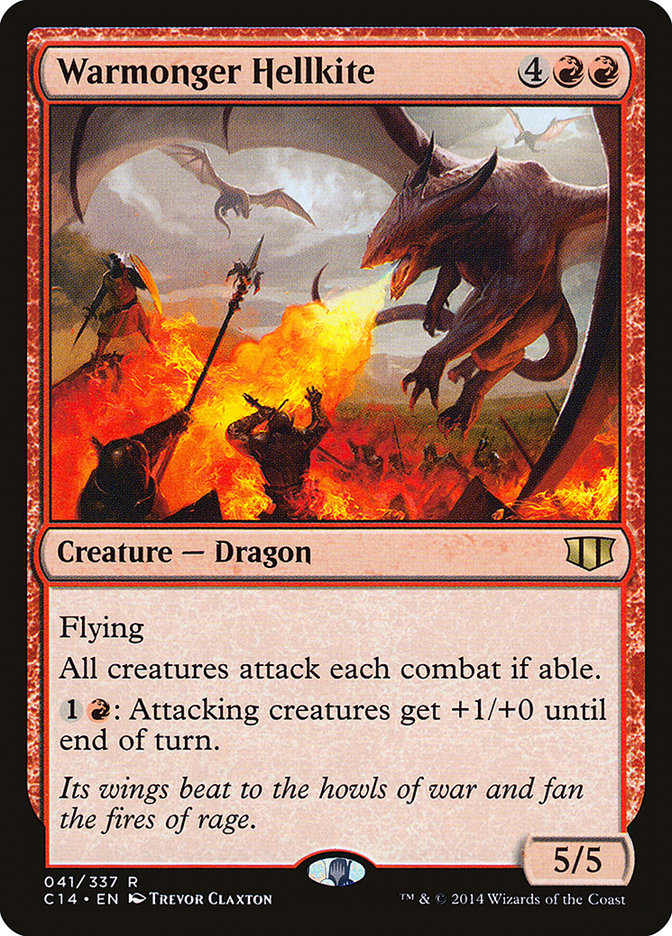 Warmonger Hellkite [Commander 2014] - Magic: The Gathering - Card Brawlers | Quebec | Canada |