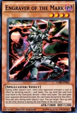 Engraver of the Mark [CORE-ENSE3] Super Rare - Yu-Gi-Oh! - Card Brawlers | Quebec | Canada |