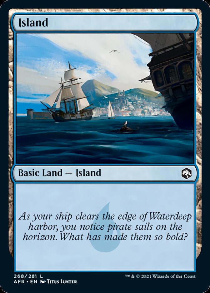 Island (268) [Dungeons & Dragons: Adventures in the Forgotten Realms] - Magic: The Gathering - Card Brawlers | Quebec | Canada |