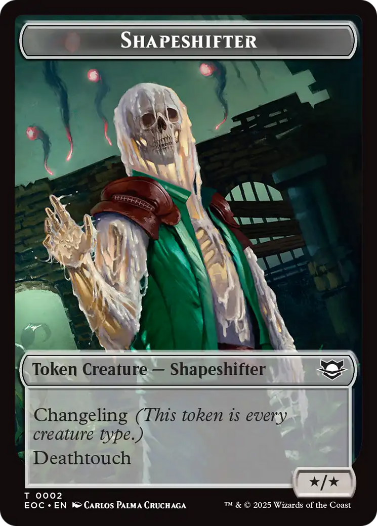 Shapeshifter // Golem (0013) Double-Sided Token [Edge of Eternities Commander Tokens] - Magic: The Gathering - Card Brawlers | Quebec | Canada |