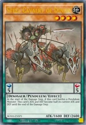 Steel Cavalry of Dinon [BOSH-ENSP1] Ultra Rare - Yu-Gi-Oh! - Card Brawlers | Quebec | Canada |
