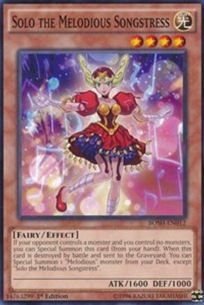 Solo the Melodious Songstress [BOSH-EN012] Common - Yu-Gi-Oh! - Card Brawlers | Quebec | Canada |