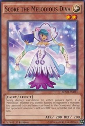 Score the Melodious Diva [BOSH-EN013] Common - Yu-Gi-Oh! - Card Brawlers | Quebec | Canada |