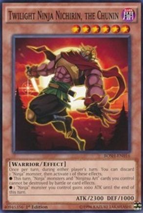 Twilight Ninja Nichirin, the Chunin [BOSH-EN016] Common - Yu-Gi-Oh! - Card Brawlers | Quebec | Canada |