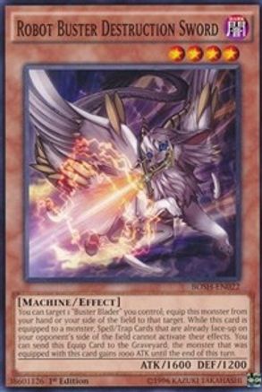 Robot Buster Destruction Sword [BOSH-EN022] Common - Yu-Gi-Oh! - Card Brawlers | Quebec | Canada |