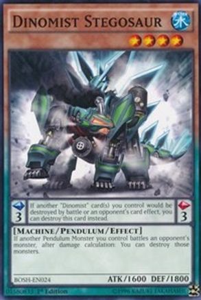 Dinomist Stegosaur [BOSH-EN024] Common - Yu-Gi-Oh! - Card Brawlers | Quebec | Canada |