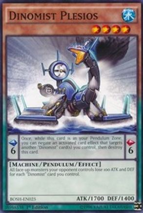 Dinomist Plesios [BOSH-EN025] Common - Yu-Gi-Oh! - Card Brawlers | Quebec | Canada |