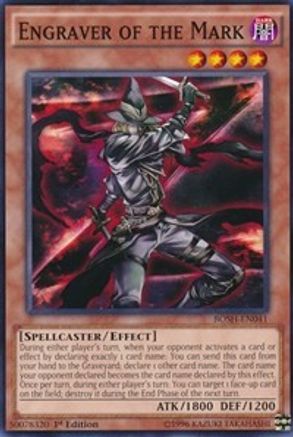 Engraver of the Mark [BOSH-EN041] Common - Yu-Gi-Oh! - Card Brawlers | Quebec | Canada |