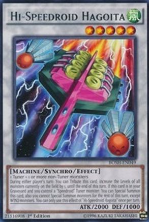 Hi-Speedroid Hagoita [BOSH-EN049] Rare - Yu-Gi-Oh! - Card Brawlers | Quebec | Canada |