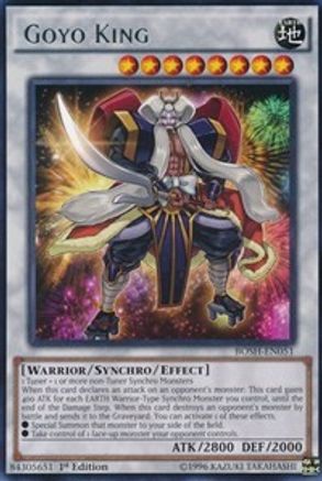 Goyo King [BOSH-EN051] Rare - Yu-Gi-Oh! - Card Brawlers | Quebec | Canada |