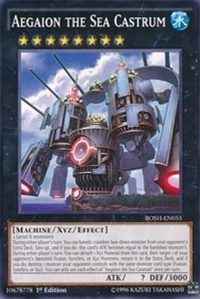 Aegaion the Sea Castrum [BOSH-EN055] Common - Yu-Gi-Oh! - Card Brawlers | Quebec | Canada |