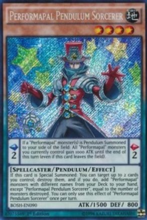 Performapal Pendulum Sorcerer [BOSH-EN090] Secret Rare - Yu-Gi-Oh! - Card Brawlers | Quebec | Canada |