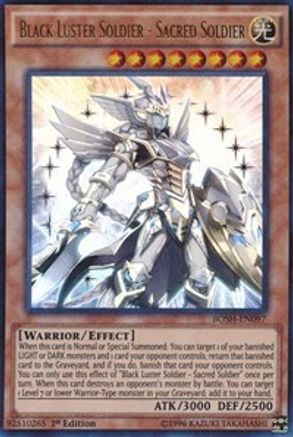 Black Luster Soldier - Sacred Soldier [BOSH-EN097] Ultra Rare - Yu-Gi-Oh! - Card Brawlers | Quebec | Canada |