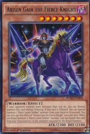 Arisen Gaia the Fierce Knight [BOSH-EN098] Rare - Yu-Gi-Oh! - Card Brawlers | Quebec | Canada |